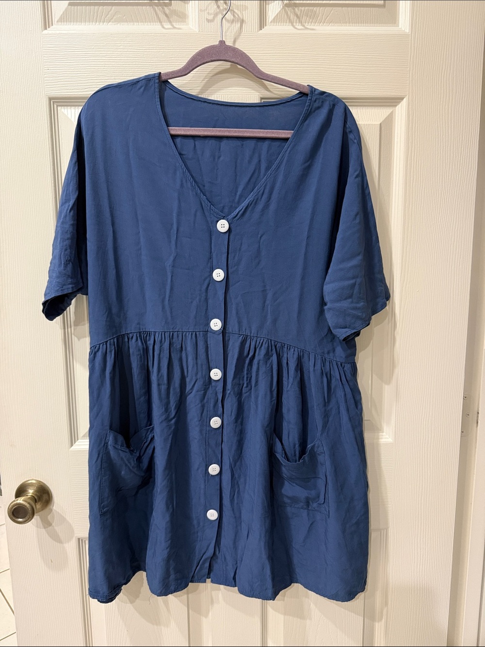 Blue Casual Dress